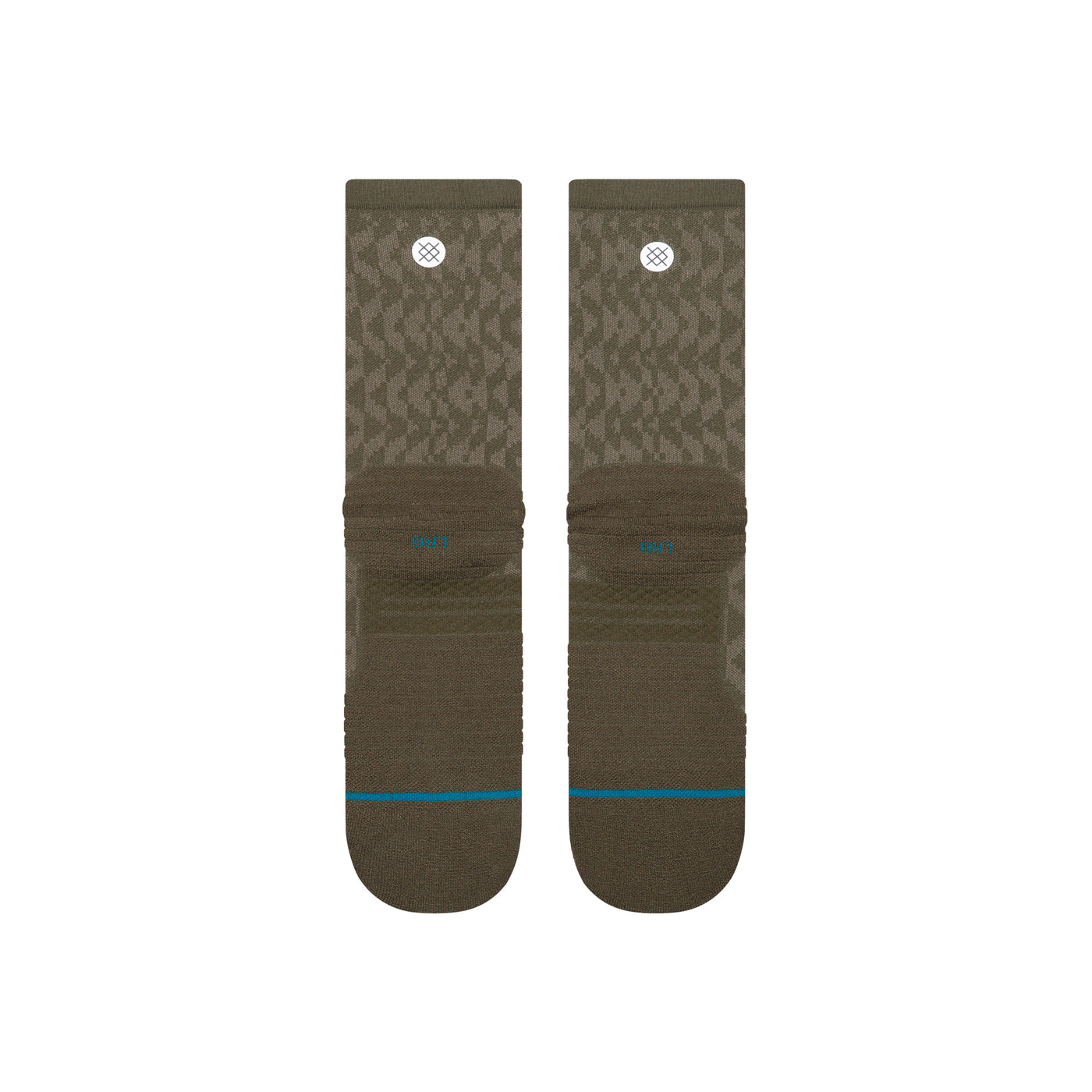 Digzig Olive Light Crew Socks - Men's