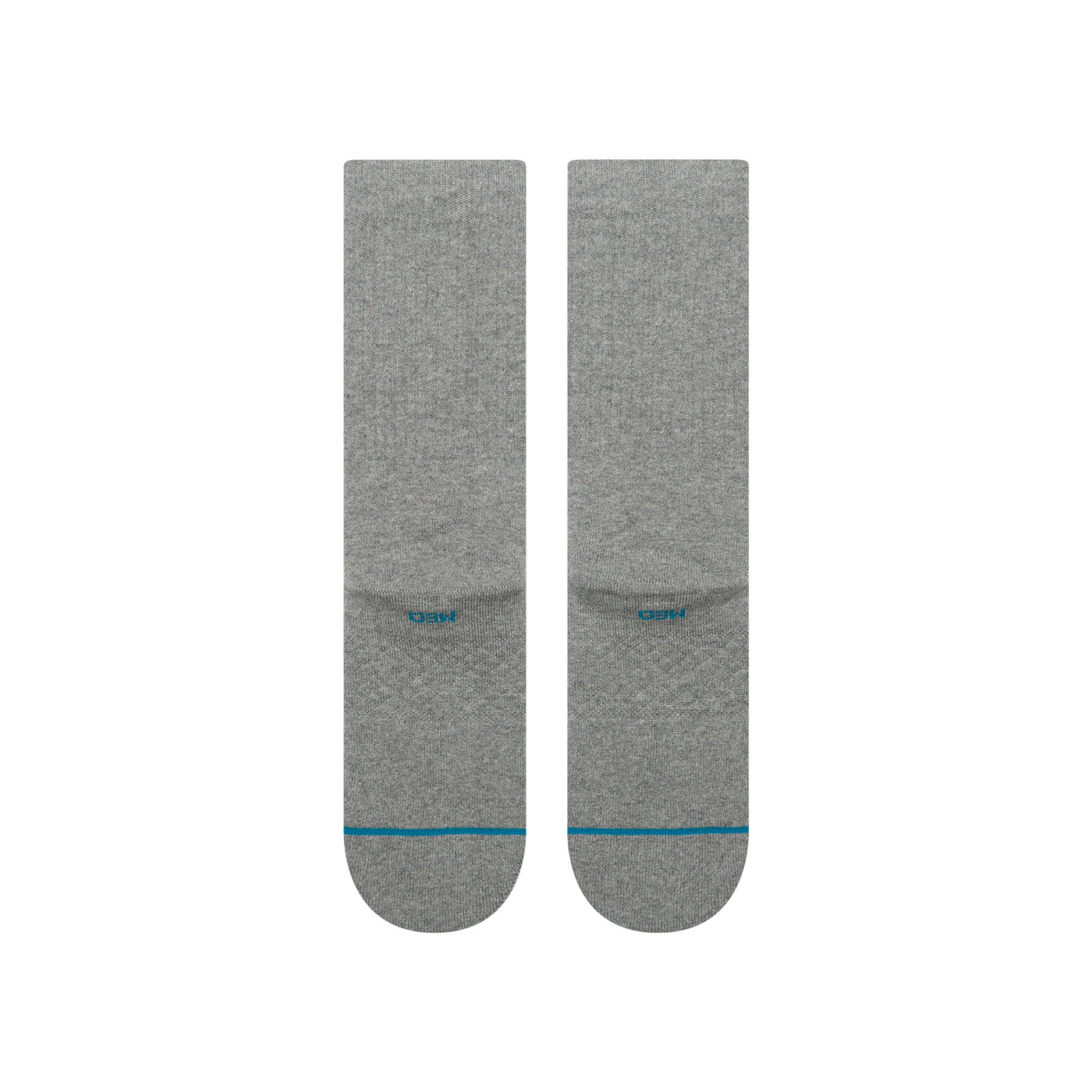 Icon Grey Heather Crew Socks