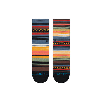 Curren Black Crew Socks - Kid's