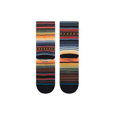 Curren Black Crew Socks - Kid's