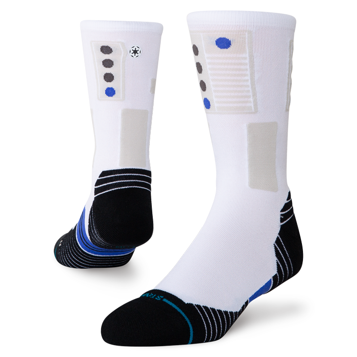 Star Wars Storm White Light Crew Socks  - Men's