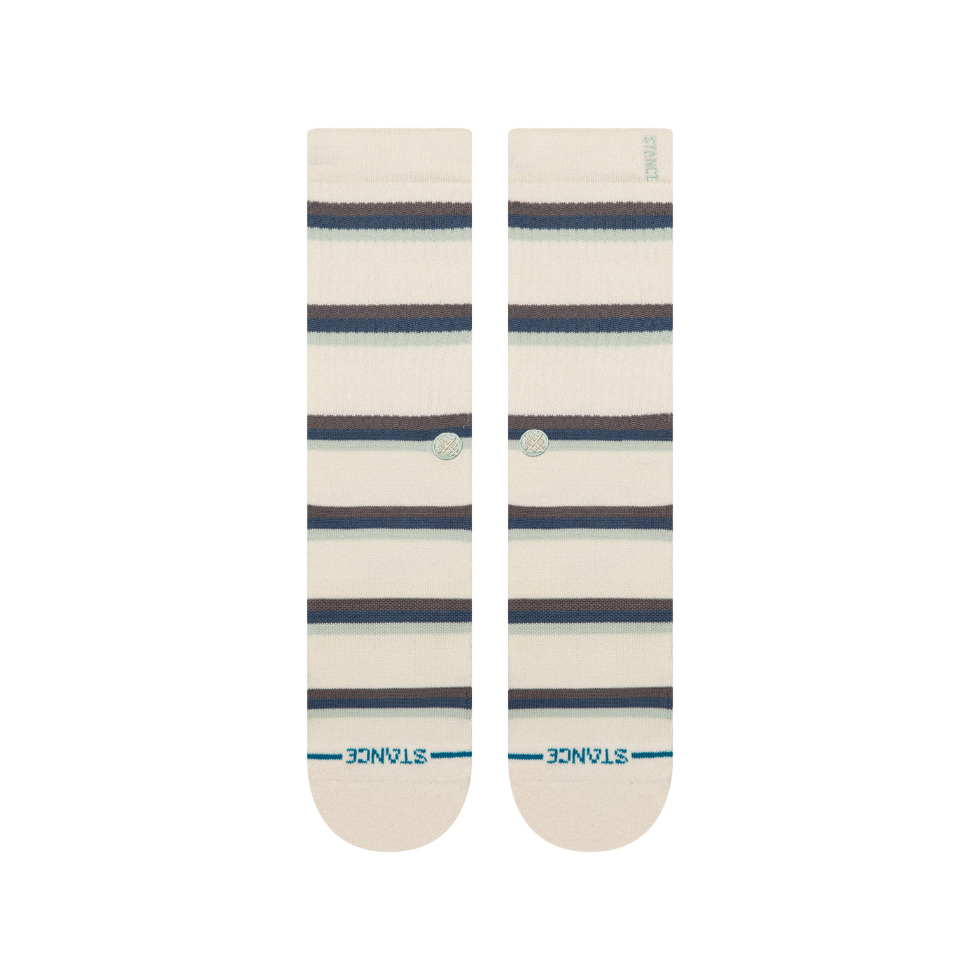 Strata Ivory Crew Socks