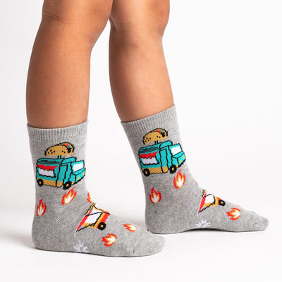 Tacosaurus Junior Crew Socks 3-Pack | Kids' - Knock Your Socks Off