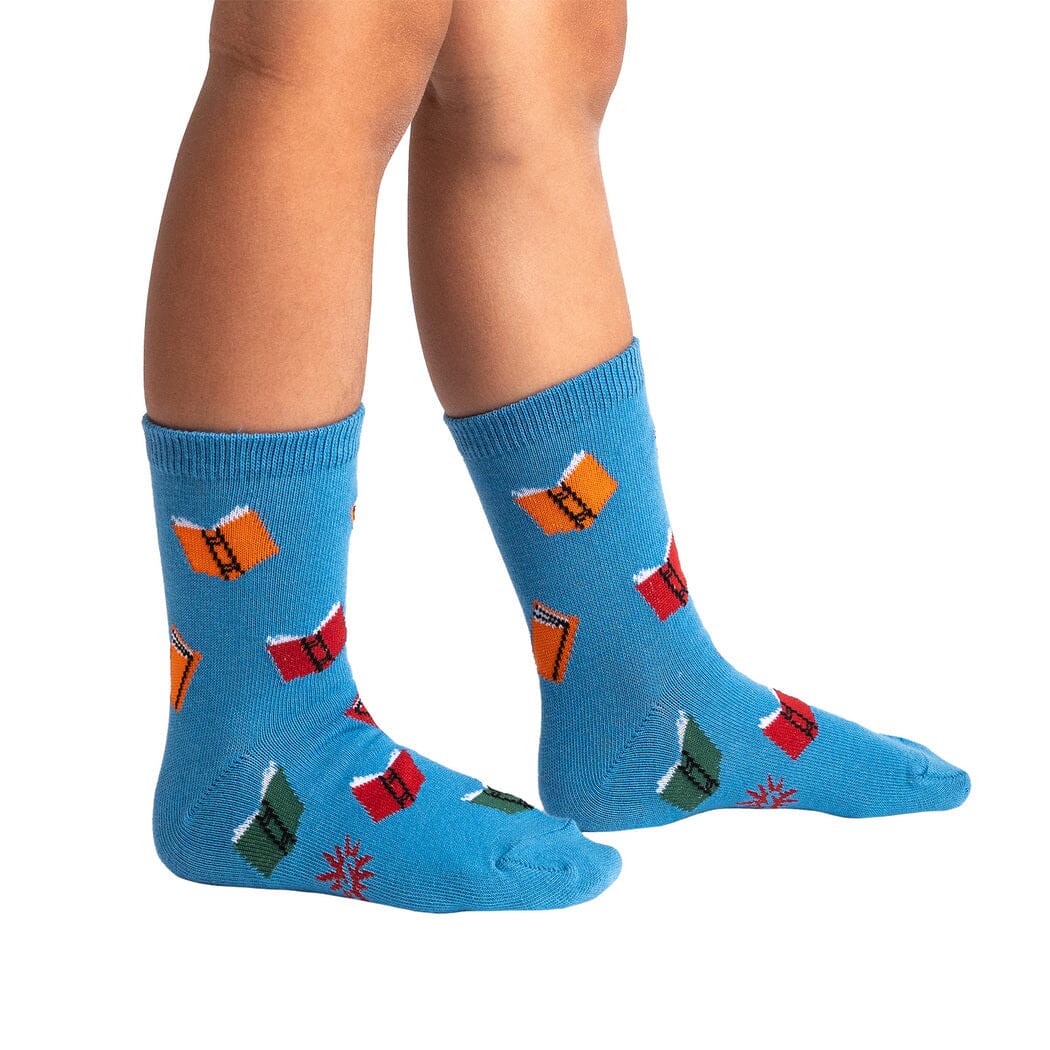 Take a Look, It's in a Book Crew Socks 3-Pack | Kids' - Knock Your Socks Off