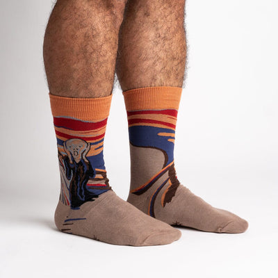 The Sasquatch Scream Crew Socks | Men's - Knock Your Socks Off