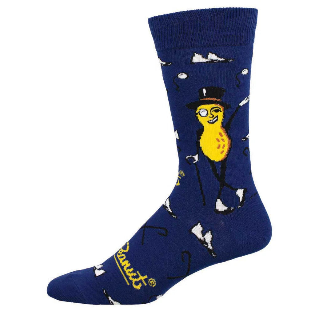 They Call Me Mr. Peanut Crew Socks | Men's - Knock Your Socks Off