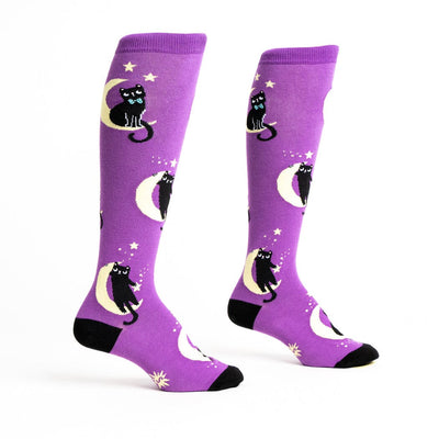To the Moon and Back Knee High Socks | Women's - Knock Your Socks Off
