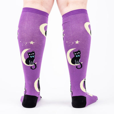 To the Moon and Back Knee High Socks | Women's - Knock Your Socks Off