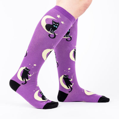 To the Moon and Back Knee High Socks | Women's - Knock Your Socks Off