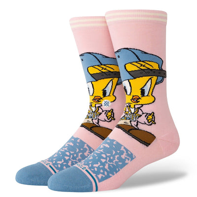 Tweety Crew Socks | Women's - Knock Your Socks Off