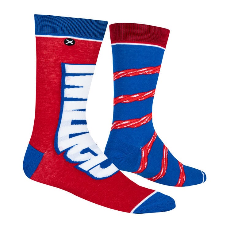 Twizzlers Split Crew Socks | Men's - Knock Your Socks Off