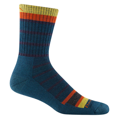 Via Ferrata Micro Crew Midweight With Cushion Dark Teal | Men's - Knock Your Socks Off