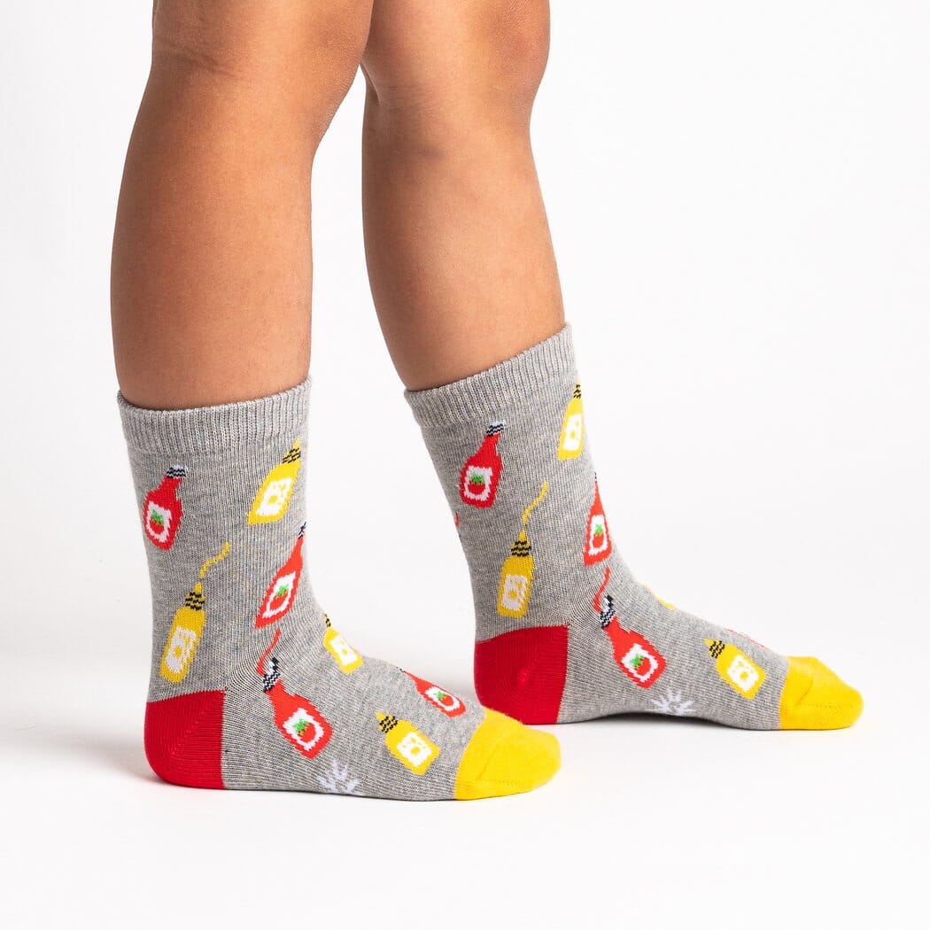 Weiner Dogs in Space Youth Crew Socks 3-Pack | Kids' - Knock Your Socks Off