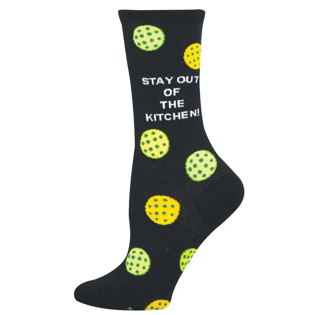 Stay Out of the Kitchen Crew Socks | Women's