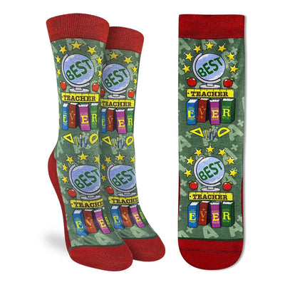 Best Teacher Ever Crew Socks | Women's