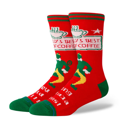 World's Best Cup of Coffee Crew Socks