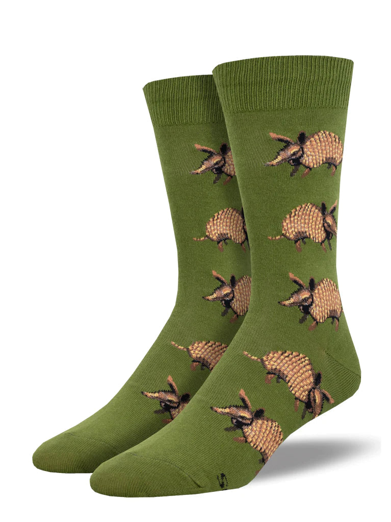 Armadillos Crew Socks | Men's - Knock Your Socks Off