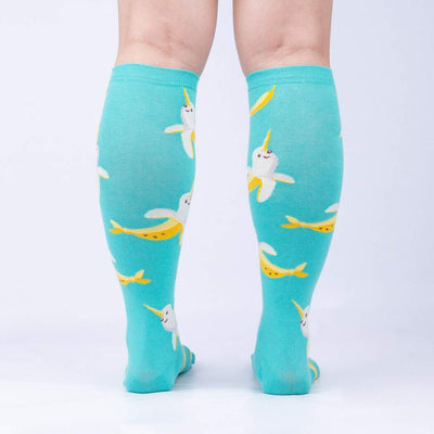Bananarwhal Knee High Socks | Women's - Knock Your Socks Off