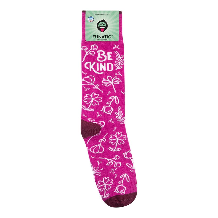 Be Kind Crew Socks | Unisex - Knock Your Socks Off