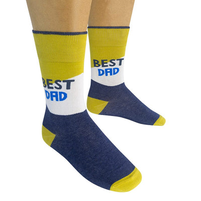 Best Dad Crew Socks | Unisex - Knock Your Socks Off