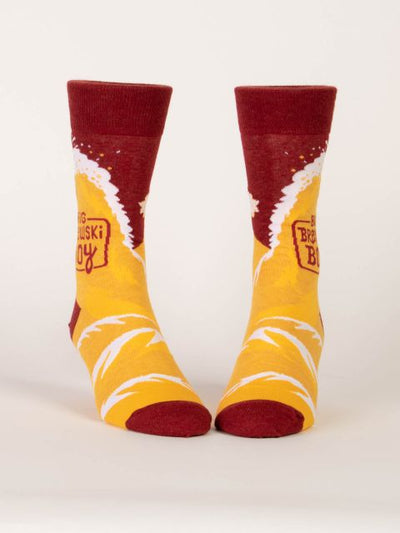 "Big Brewski Boy" Crew Socks | Men's - Knock Your Socks Off