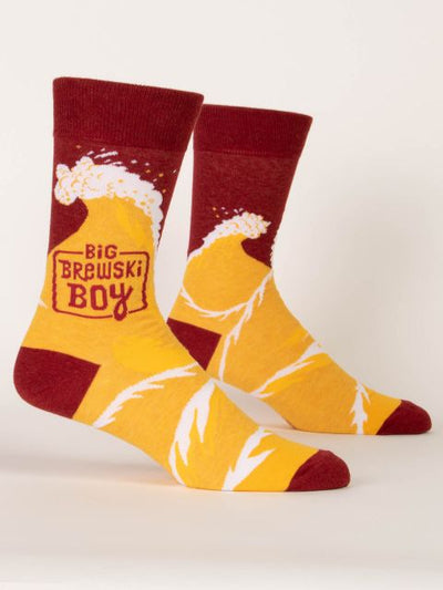 "Big Brewski Boy" Crew Socks | Men's - Knock Your Socks Off