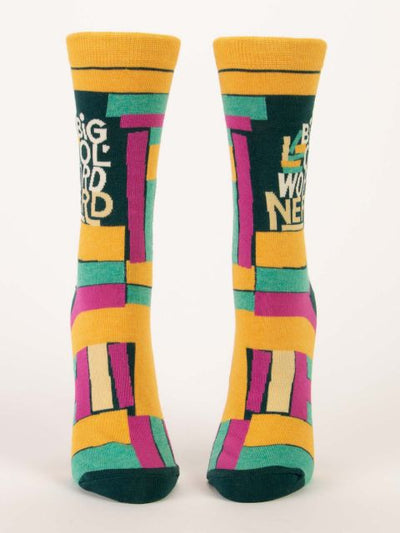 Big Ol' Word Nerd Crew Socks | Women's - Knock Your Socks Off
