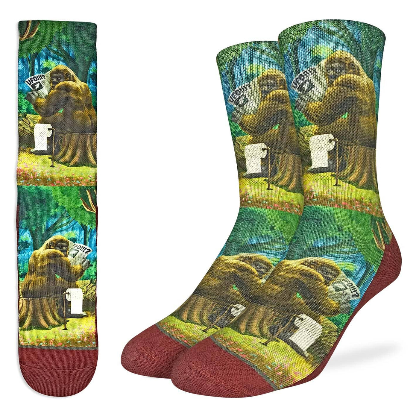 Bigfoot Gotcha Crew Socks | Men's - Knock Your Socks Off