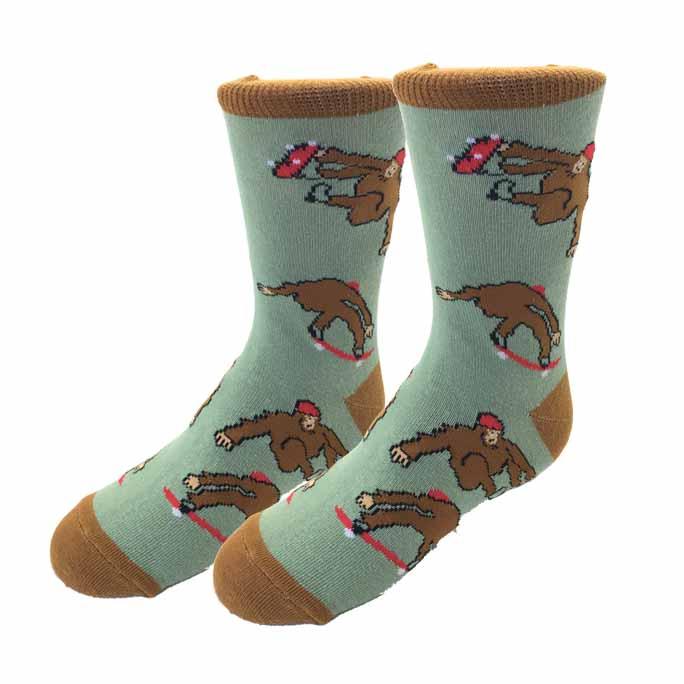 Bigfoot Socks Co. - Lil' Bigfoot Skating Crew Socks | Kids' - Knock Your Socks Off