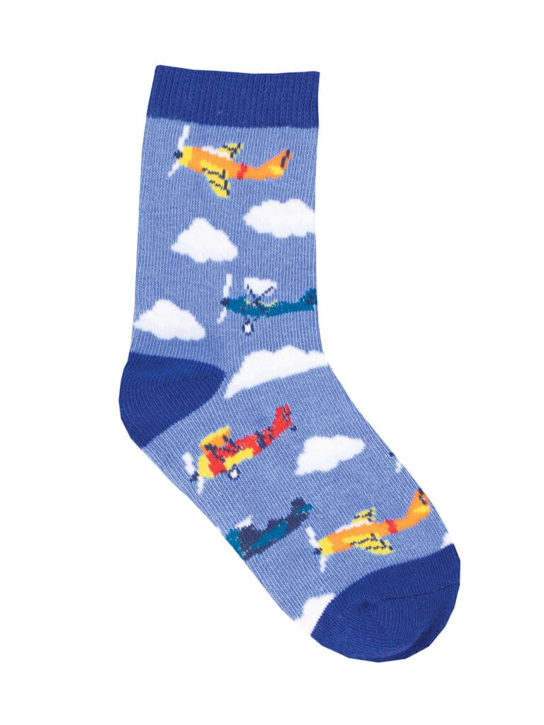 Biplanes Crew Socks | Kids' - Knock Your Socks Off