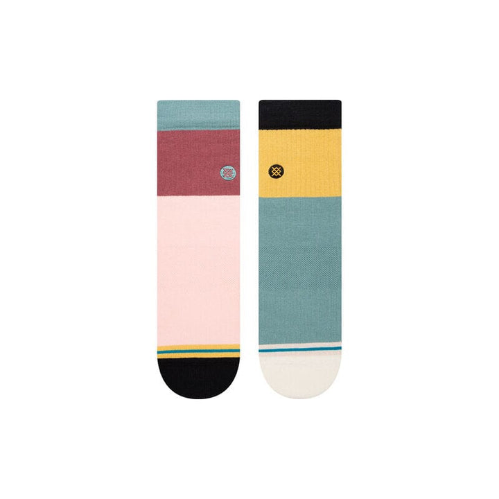 Blocked Quarter Ankle Socks | Women&