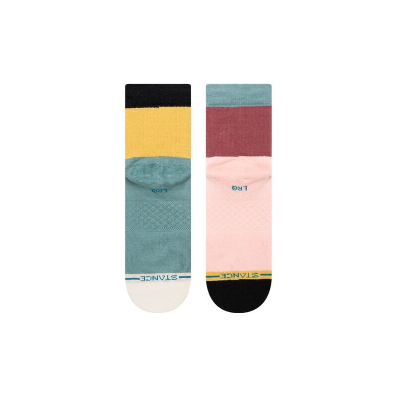 Blocked Quarter Ankle Socks | Women&