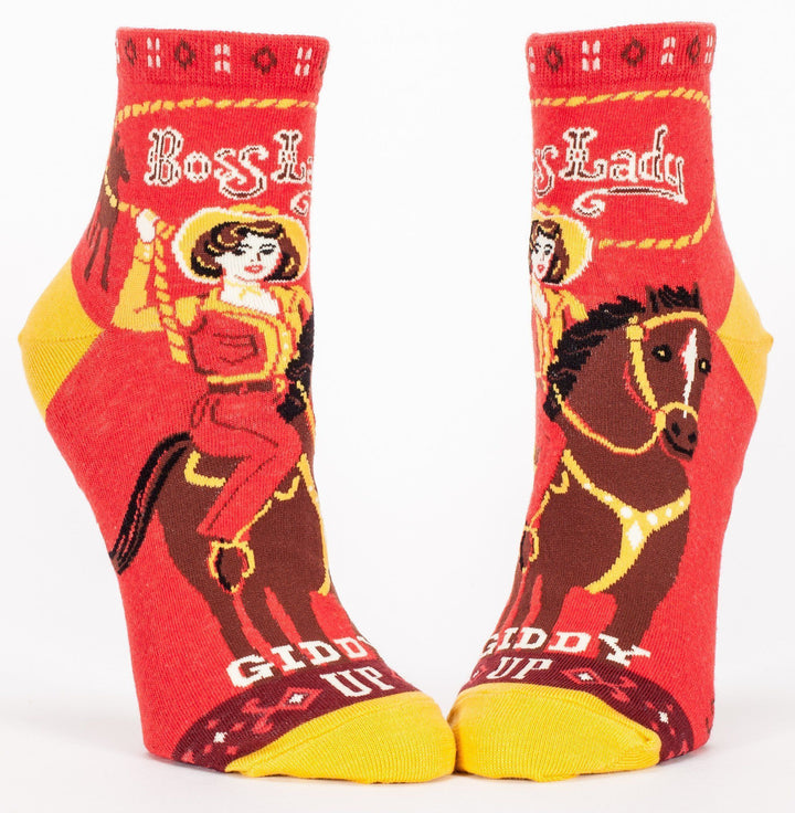 Blue Q - Boss Lady Ankle Socks | Women&