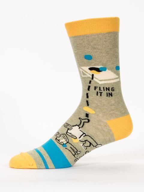 Blue Q - Cornhole Crew Socks | Men&