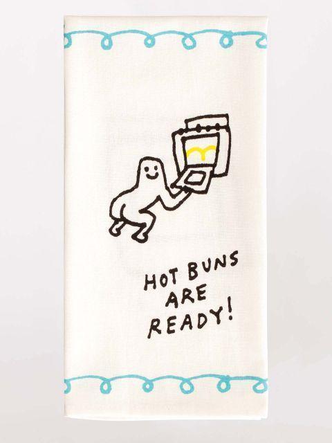 Blue Q - Hot Buns Are Ready Dish Towel - Knock Your Socks Off