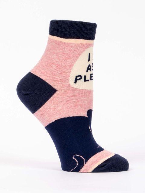 Blue Q - I Do as I Please Ankle Socks | Women's - Knock Your Socks Off