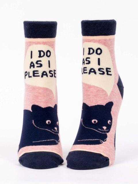 Blue Q - I Do as I Please Ankle Socks | Women's - Knock Your Socks Off