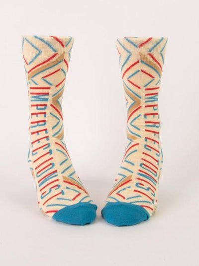 Blue Q - Imperfectionist Crew Socks | Men's - Knock Your Socks Off