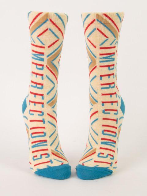 Blue Q - Imperfectionist Crew Socks | Women&