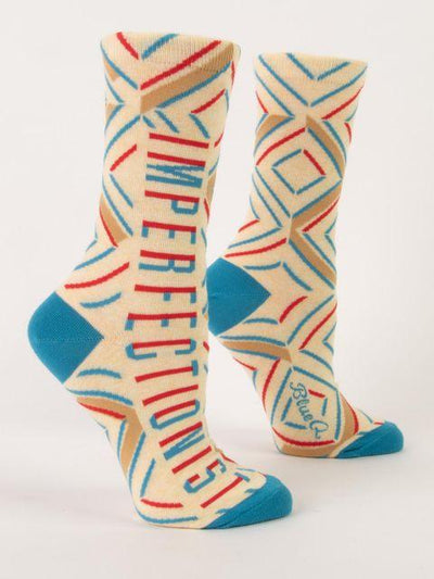 Blue Q - Imperfectionist Crew Socks | Women's - Knock Your Socks Off