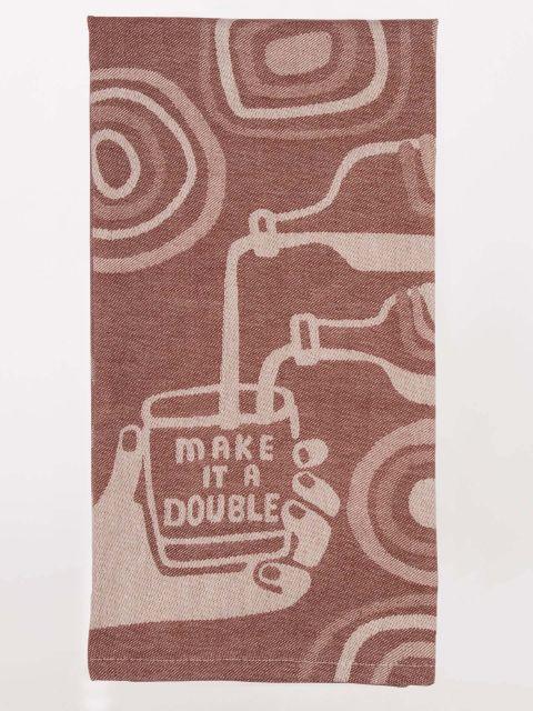 Blue Q - Make it a Double Dish Towel - Knock Your Socks Off