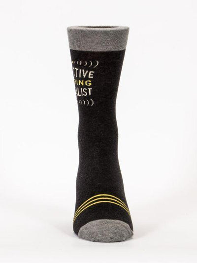 Blue Q - Selective Hearing Crew Socks | Men's - Knock Your Socks Off
