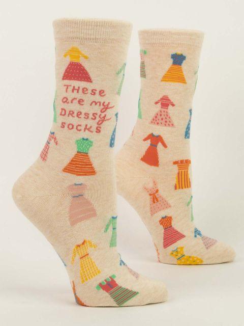 Blue Q - These Are My Dressy Socks Crew Socks | Women&