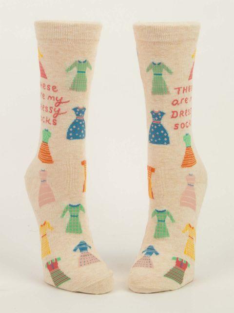 Blue Q - These Are My Dressy Socks Crew Socks | Women's - Knock Your Socks Off