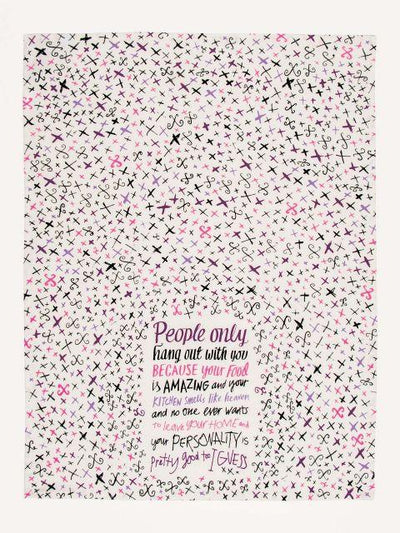 Blue Q - Your Food is Amazing Dish Towel - Knock Your Socks Off