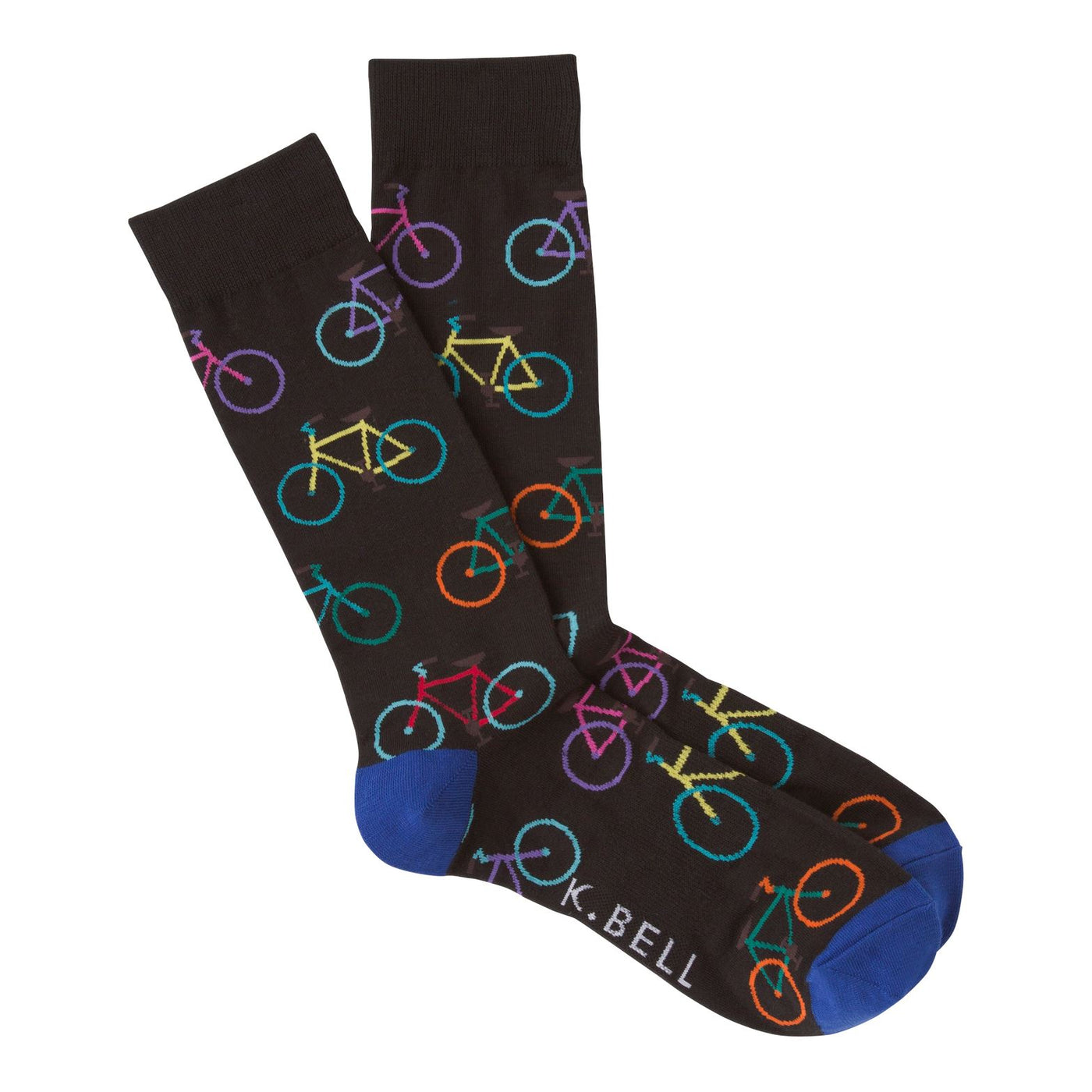 Bright Bikes Crew Socks | Men's - Knock Your Socks Off