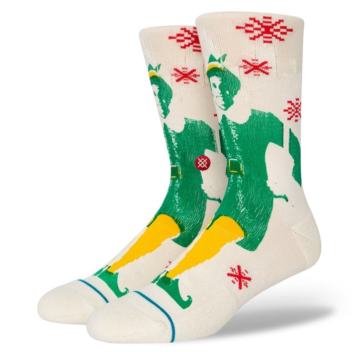 Buddy The Elf Crew Socks | Men's - Knock Your Socks Off