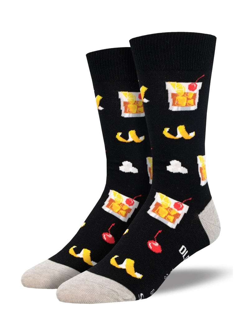 "Call Me Old Fashioned" Crew Socks | Men's - Knock Your Socks Off