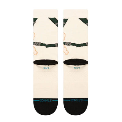 Carlos - Offwhite Crew Socks | Men's - Knock Your Socks Off