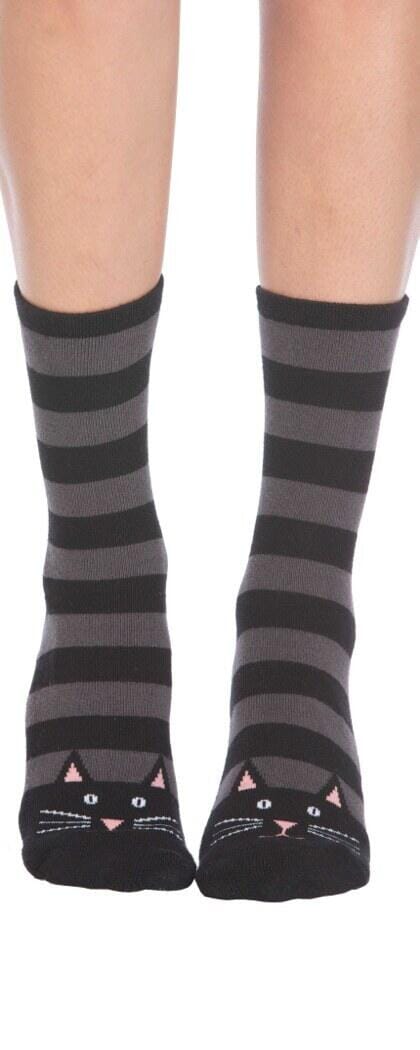 Cat Slipper Socks | Women&